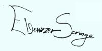 Scrooge aláírása a grafológus értelmezésében